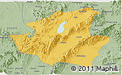 Savanna Style Panoramic Map of Mohnyin