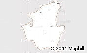 Classic Style Simple Map of Mohnyin, cropped outside