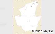 Classic Style Simple Map of Mohnyin, single color outside