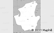 Gray Simple Map of Mohnyin