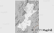 Gray 3D Map of Myitkyina