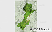 Satellite 3D Map of Myitkyina, lighten