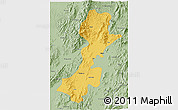 Savanna Style 3D Map of Myitkyina