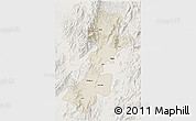 Shaded Relief 3D Map of Myitkyina, lighten
