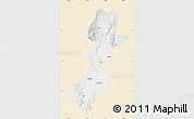 Classic Style Map of Myitkyina, single color outside