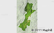 Satellite Map of Myitkyina, lighten