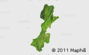 Satellite Map of Myitkyina, single color outside