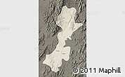 Shaded Relief Map of Myitkyina, darken