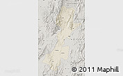 Shaded Relief Map of Myitkyina, semi-desaturated