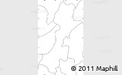 Blank Simple Map of Myitkyina, no labels
