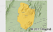 Savanna Style 3D Map of Shwegu