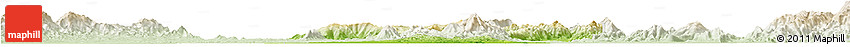 Physical Horizon Map of Shwegu, lighten