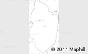 Blank Simple Map of Shwegu