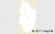 Classic Style Simple Map of Shwegu, single color outside