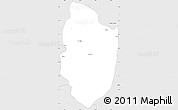 Silver Style Simple Map of Shwegu