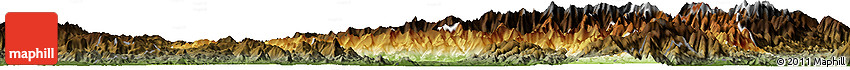 Physical Horizon Map of Tanai, darken