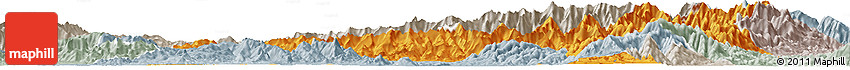 Political Horizon Map of Tanai, lighten, semi-desaturated