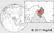 Blank Location Map of Tanai, highlighted country, highlighted parent region