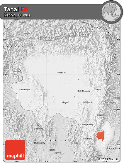 Silver Style Map of Tanai