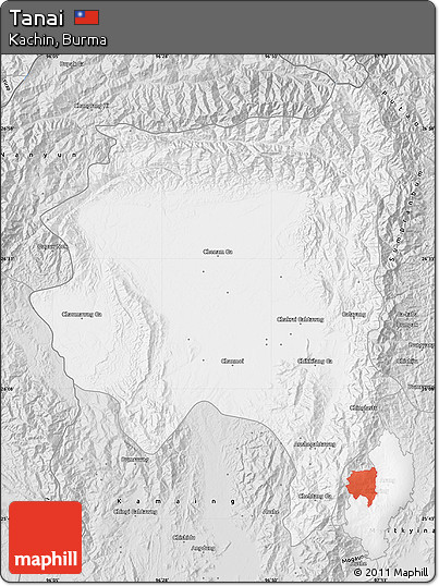 Silver Style Map of Tanai