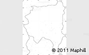 Blank Simple Map of Tanai, no labels