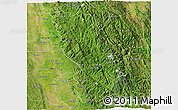 Satellite 3D Map of Thandaung