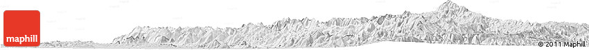 Silver Style Horizon Map of Thandaung