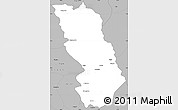 Gray Simple Map of Thandaung