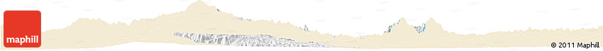 Classic Style Horizon Map of Bawlakhe, single color outside