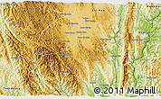 Physical 3D Map of Dimawhso