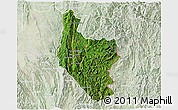 Satellite 3D Map of Hsataw, lighten