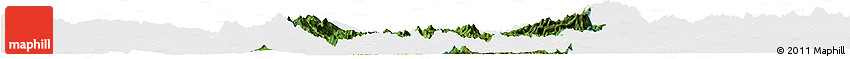 Satellite Horizon Map of Hsataw, single color outside