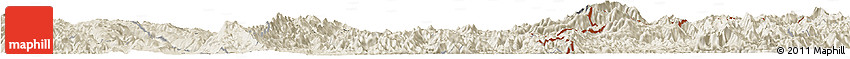 Shaded Relief Horizon Map of Hsataw