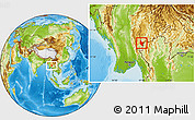 Physical Location Map of Hsataw