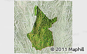 Satellite 3D Map of Pasawng, lighten
