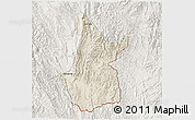 Shaded Relief 3D Map of Pasawng, lighten
