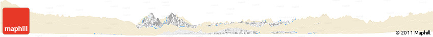 Classic Style Horizon Map of Pasawng, single color outside