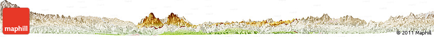 Physical Horizon Map of Pasawng, lighten