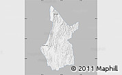 Gray Map of Pasawng, single color outside