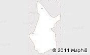 Classic Style Simple Map of Pasawng, cropped outside