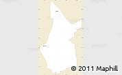 Classic Style Simple Map of Pasawng, single color outside