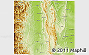 Physical 3D Map of Gangaw