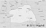 Silver Style 3D Map of Natmauk
