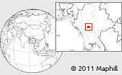 Blank Location Map of Natmauk