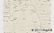 Shaded Relief Map of Natmauk