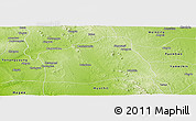 Physical Panoramic Map of Natmauk