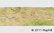 Satellite Panoramic Map of Natmauk