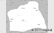 Gray Simple Map of Natmauk