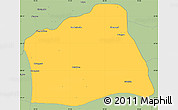 Savanna Style Simple Map of Natmauk