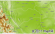 Physical 3D Map of Pwinbyu